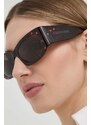 Balenciaga occhiali da sole donna colore granata