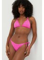Guess top bikini colore rosa E4GJ07 KC5Z0