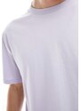 ASOS DESIGN - T-shirt girocollo taglio comodo lilla-Viola
