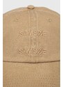 Samsoe Samsoe berretto da baseball in cotone colore beige con applicazione