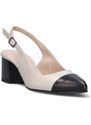 ROBERTA GINEPRI Slingback donna panna DECOLLETE TALL SCOP