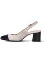 ROBERTA GINEPRI Slingback donna panna DECOLLETE TALL SCOP
