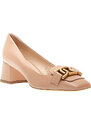 Tod's pump tacco 50 mm in pelle nude