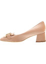 Tod's pump tacco 50 mm in pelle nude