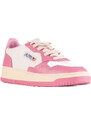 Autry Sneakers in pelle bicolore rosa e bianco