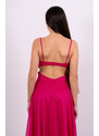 SOANI abito donna fucsia