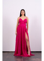SOANI abito donna fucsia
