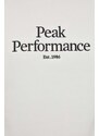 Peak Performance felpa uomo colore bianco con applicazione