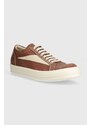Rick Owens scarpe da ginnastica Denim Shoes Vintage Sneaks uomo colore marrone DU01D1803.SCFLVS.5411