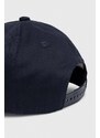 Armani Exchange berretto da baseball in cotone colore blu navy