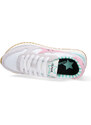 SUN68 sneaker Big Stargirl Glitter Logo bianca