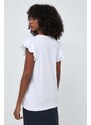Silvian Heach t-shirt in cotone colore bianco