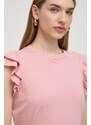 Silvian Heach t-shirt in cotone colore rosa