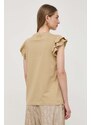 Silvian Heach t-shirt in cotone colore beige