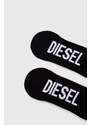 Diesel calzini pacco da 2 uomo colore nero