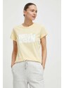 Helly Hansen t-shirt in cotone donna colore giallo