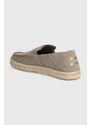 Toms espadrillas in pelle scamosciata Alonso Loafer Rope colore beige 10020865