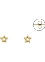 Orecchini stella donna gioielli 4US Cesare Paciotti in argento dorati 4uor5757w