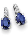 Donnaoro elements Orecchini in oro e Diamanti con zaffiri blu collezione luce 159 linea iride– Donnaoro dhoz9736.007