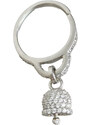 Anello campana Capri argento 925 con zirconi donna