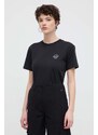 Herschel t-shirt in cotone donna colore nero
