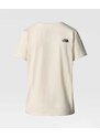 The North Face T-Shirt Foundation Coordinates Graphic White Dune Donna