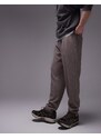 Topman - Pantaloni plissé affusolati color pietra-Neutro