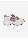 Gattinoni Sneakers Donna Stringate Con Platform Zeppa Marrone Taglia 36