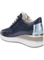 Cinzia Soft Sneakers Donna in Pelle Blu