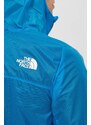 The North Face giacca antivento Windstream Shell colore blu NF0A87GTRI31