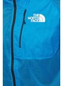 The North Face giacca antivento Windstream Shell colore blu NF0A87GTRI31