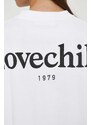 Lovechild t-shirt in cotone donna colore bianco 24-2-505-2000