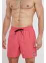 Volcom pantaloncini da bagno colore rosa