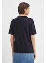 Tommy Hilfiger polo donna colore blu navy