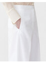 Fabiana Filippi Pantalone in popeline, bianco ottico