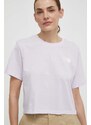 The North Face t-shirt donna colore violetto NF0A87U4PMI1