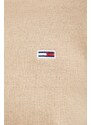 Tommy Jeans maglione in cotone colore beige