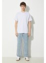 Carhartt WIP t-shirt in cotone S/S Script Embroidery T-Shirt uomo colore grigio I030435.00TXX