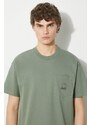 Carhartt WIP t-shirt in cotone S/S Field Pocket T-Shirt uomo colore verde I033265.1YFXX