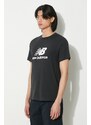 New Balance t-shirt in cotone Sport Essentials uomo colore nero MT41502BK