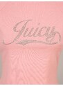 JUICY COUTURE T-shirt crop con strass