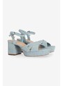 Mexx sandali in camoscio Nalina colore blu MITY1602441W