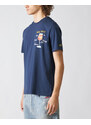 Mc2 Saint Barth Classic T-Shirt Blu Aperol Spritz