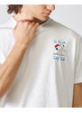Mc2 Saint Barth T-Shirt Portofino Snoopy Golf Club Bianco