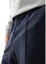 New Look - Pantaloncini blu navy con pinces