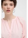Desigual camicia in cotone GISELLE donna colore rosa 24SWBW12