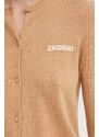 2NDDAY kardigan con aggiunta di lana 2ND Vinny TT - Soft Wool Blen colore marrone 2000341408