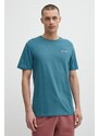 Columbia t-shirt in cotone North Cascades uomo colore turchese 1834041