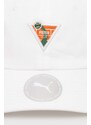 Puma berretto da baseball in cotone PRIME Dad colore bianco con applicazione 246050