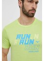 Mizuno maglietta da corsa Core Run colore verde J2GAB008